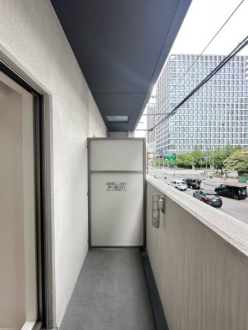 グランルージュ中之島南のバルコニー