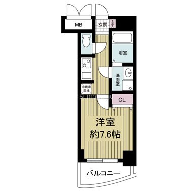 S-RESIDENCE Hommachi Marksの間取り