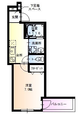 フジパレス灘Ⅰ番館の間取り
