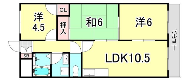 サンセイコートの間取り