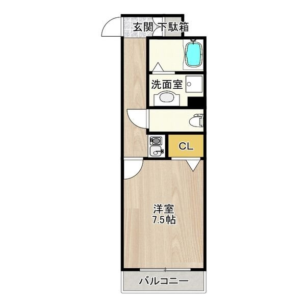 CITYSPIRE神戸元町Ⅱの間取り