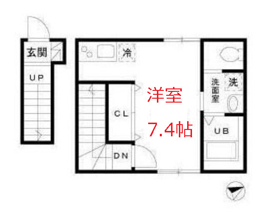 【間取り】 | サンジェルマン平塚A