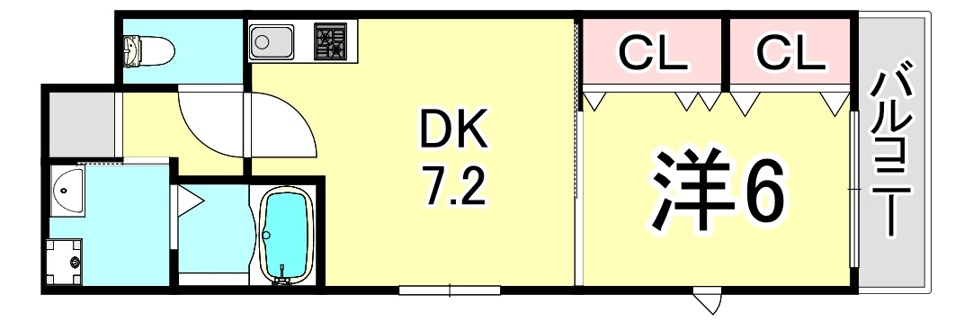 ラ・クエスタ岡本の間取り