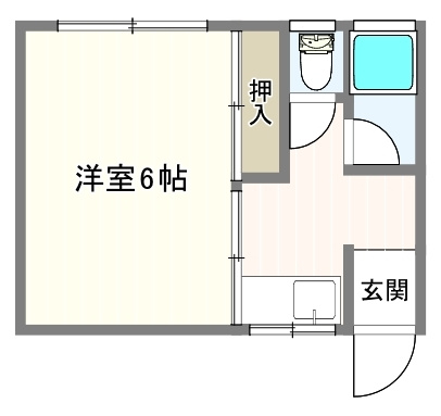 シエル中山手の間取り
