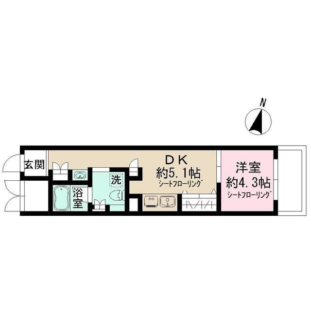 Admiral　Himonyaの間取り