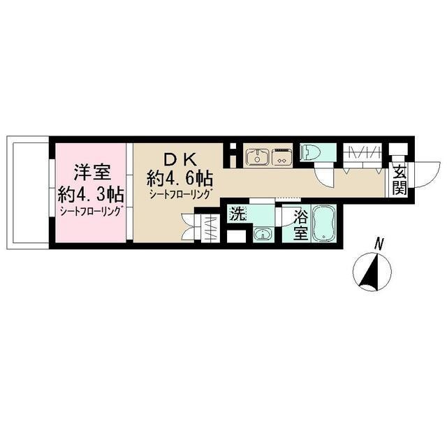 Admiral　Himonyaの間取り