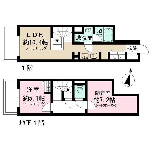Admiral　Himonyaの間取り