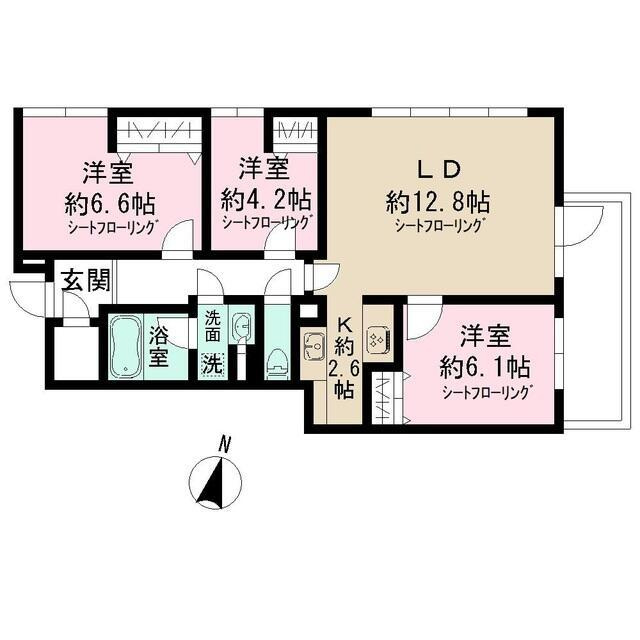 Admiral　Himonyaの間取り