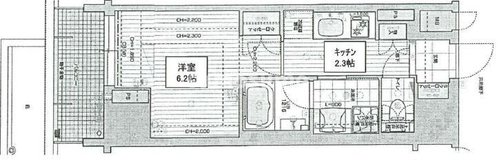 リーガル南船場Ⅲの間取り