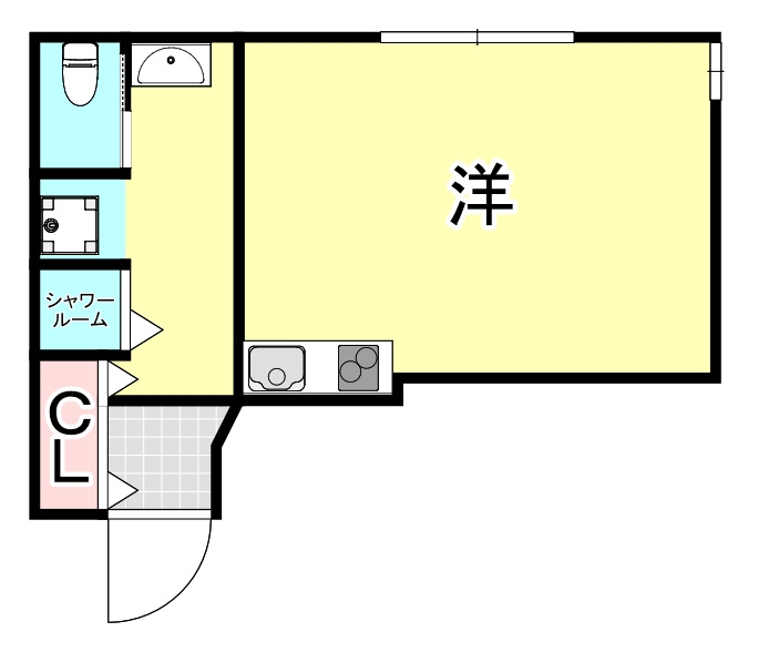Walk one minutes岡本の間取り