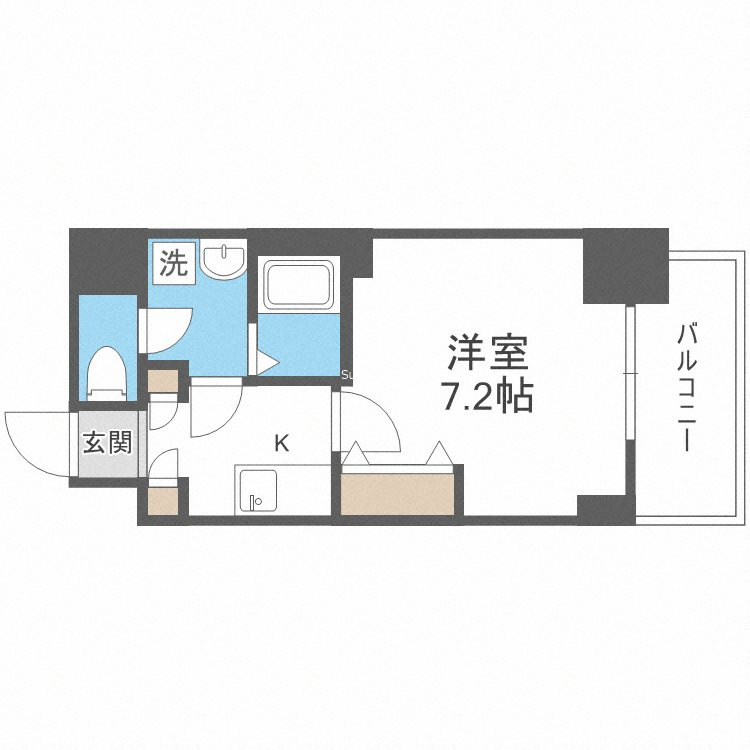 ファーストフィオーレ九条Ⅲの間取り