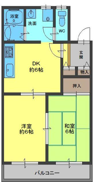 サンハイツの間取り