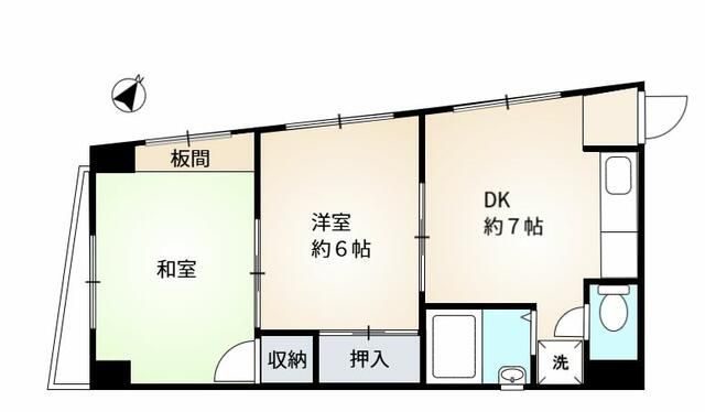 第一徳山ビルの間取り