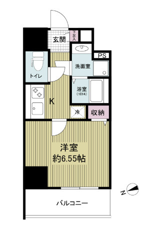 ArtizA西長堀の間取り