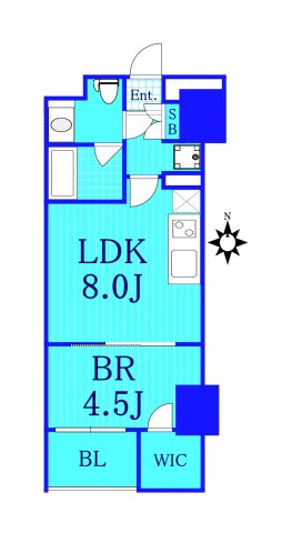 ザパークハビオ横浜関内の間取り|使いやすい間取りです！