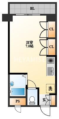 クーブスの間取り