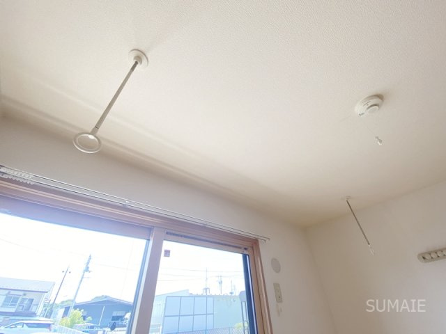 サンパティーク　Ｂ館の設備|室内物干しあります！