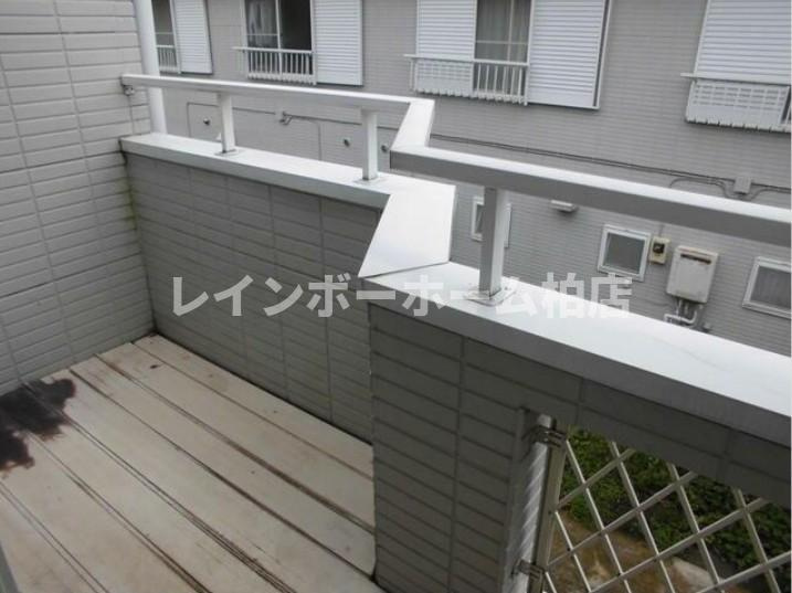 特典：仲介手数料が無料です!!のバルコニー|開放的で明るい空間を演出してくれるバルコニーです
