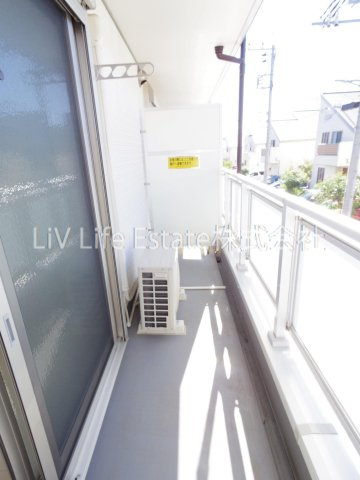 小平市花小金井５丁目の賃貸マンションのバルコニー