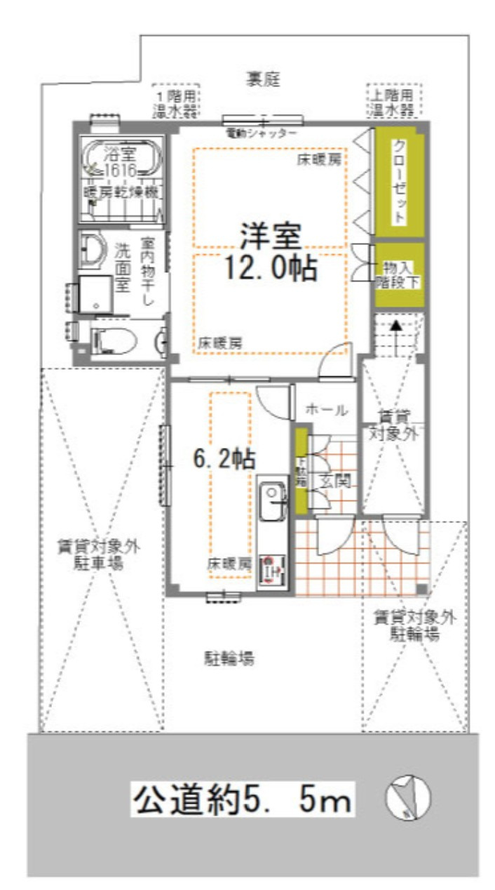 九条南３丁目ＴＮテナントの間取り|九条南３丁目ＴＮテナント　間取り
