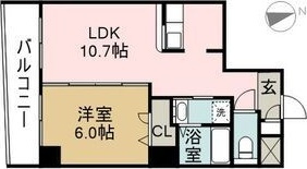 K・ドミールの間取り