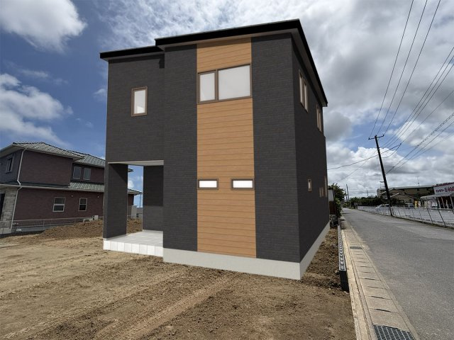 【北東・北西角地】山武市成東新築戸建の完成予想図