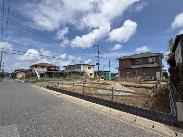 【北東・北西角地】山武市成東新築戸建の外観