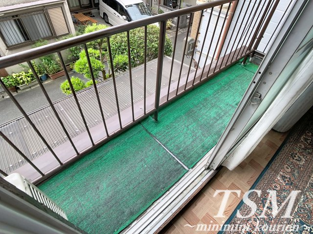 香里西之町戸建貸家のバルコニー