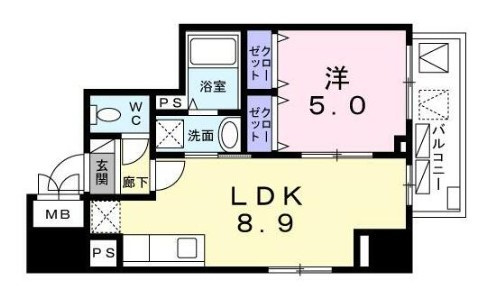 ファヴール本郷の間取り