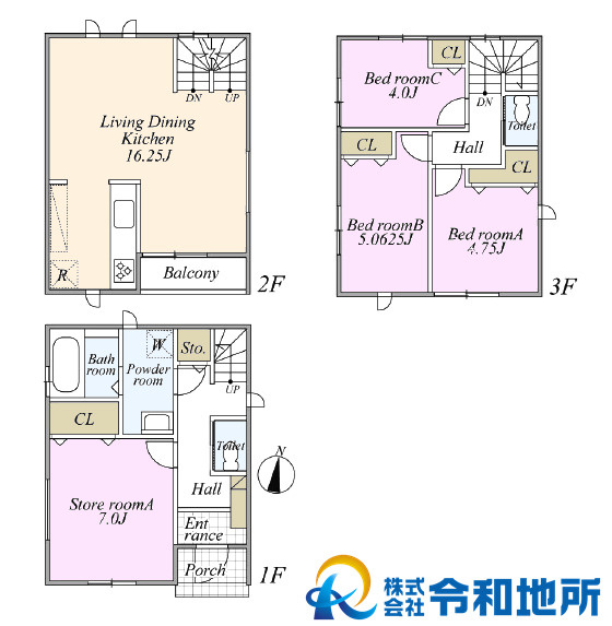 新築戸建て　茅ヶ崎市赤松町の間取り