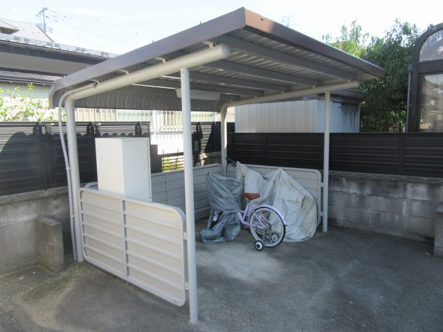 駐輪場です