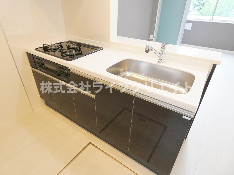 仮）日野市西平山アパート新築工事のキッチン