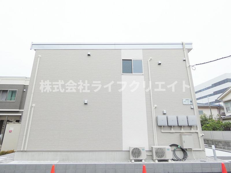 仮）日野市西平山アパート新築工事の外観