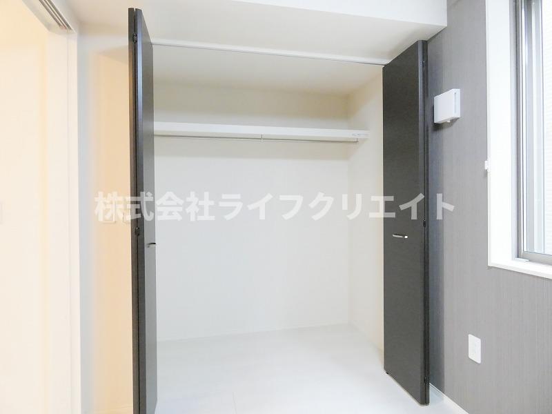 仮）日野市西平山アパート新築工事の収納