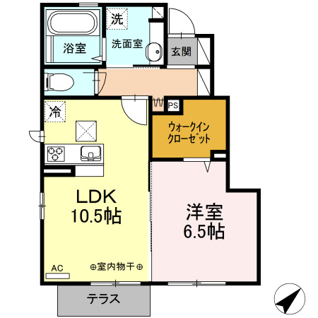 コンフォートヴィラ若松の間取り