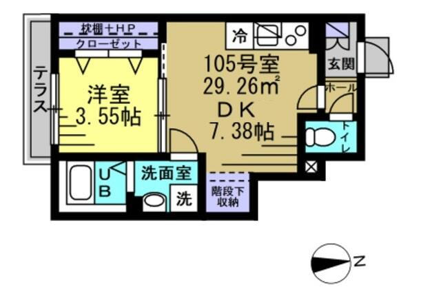 ＡＪ南柏Ｆｉｒｓｔの間取り