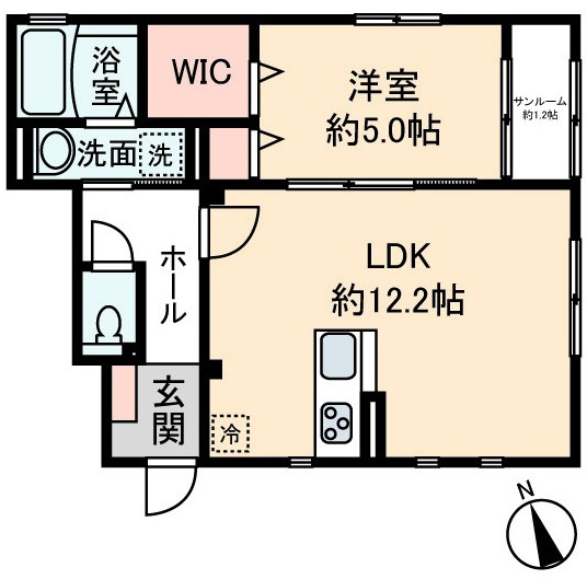 ＳＡＮＣＴＢＥＬＬＥ　ＣＯＵＲＴの間取り