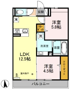 オリヴィエの間取り