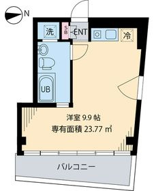 エルプラド自由が丘の間取り