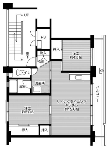 【間取り】 | ビレッジハウス学文路