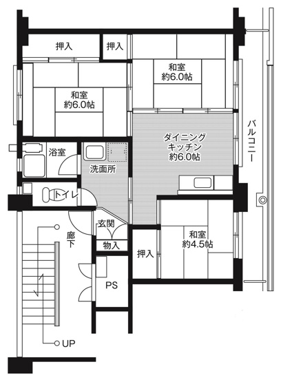 【間取り】 | ビレッジハウス学文路
