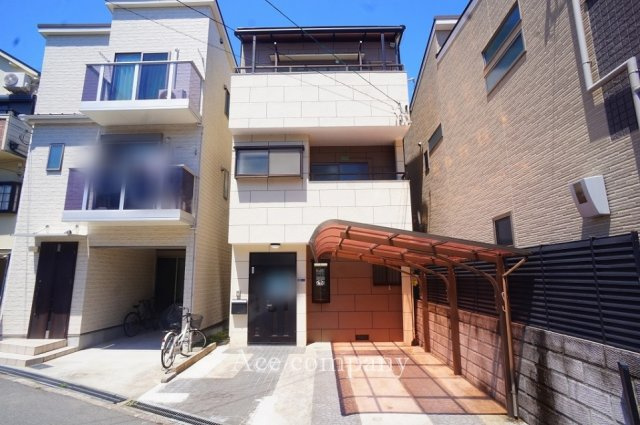 【外観】 | 東住吉区田辺5丁目 | 【駅近！最寄駅徒歩2分！駐車2台可能！鉄骨造☆3WAYアクセス可能です♪】ローン返済目安：月々約108428円（頭金0円、変動金利0.875％、返済期間40年、ボーナス払い無しで試算しています）
