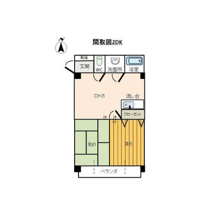 【間取り】 | 第２マルカネビル