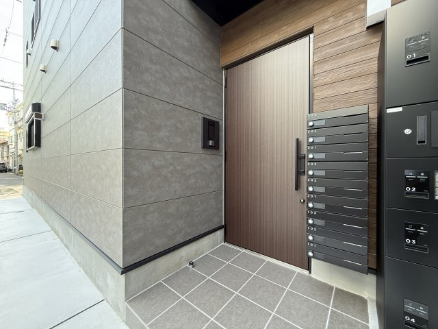 プレデンシア上住吉のエントランス