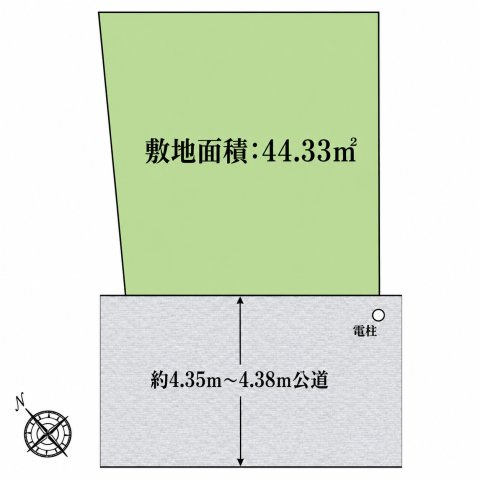 【区画図】 | 白金台＿建築条件付き売地