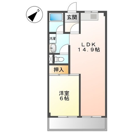 パレスさくらBの間取り