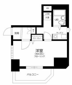 【間取り】 | エクセリア代々木 | 間取りです。