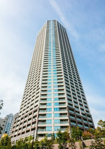 富久クロスコンフォートタワーの外観|地上55階建て制震構造のタワーレジデンス