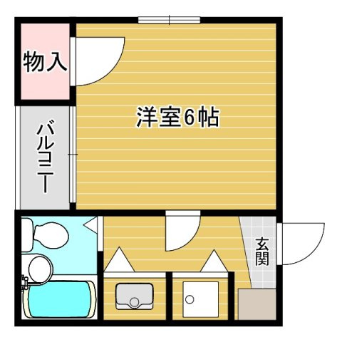 プライムハウス豊南の間取り
