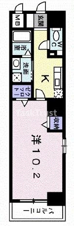 【間取り】 | ロワ・リオン上町